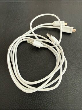 Willow Go - White USB to Micro-USB Charging Cables (2 pk)